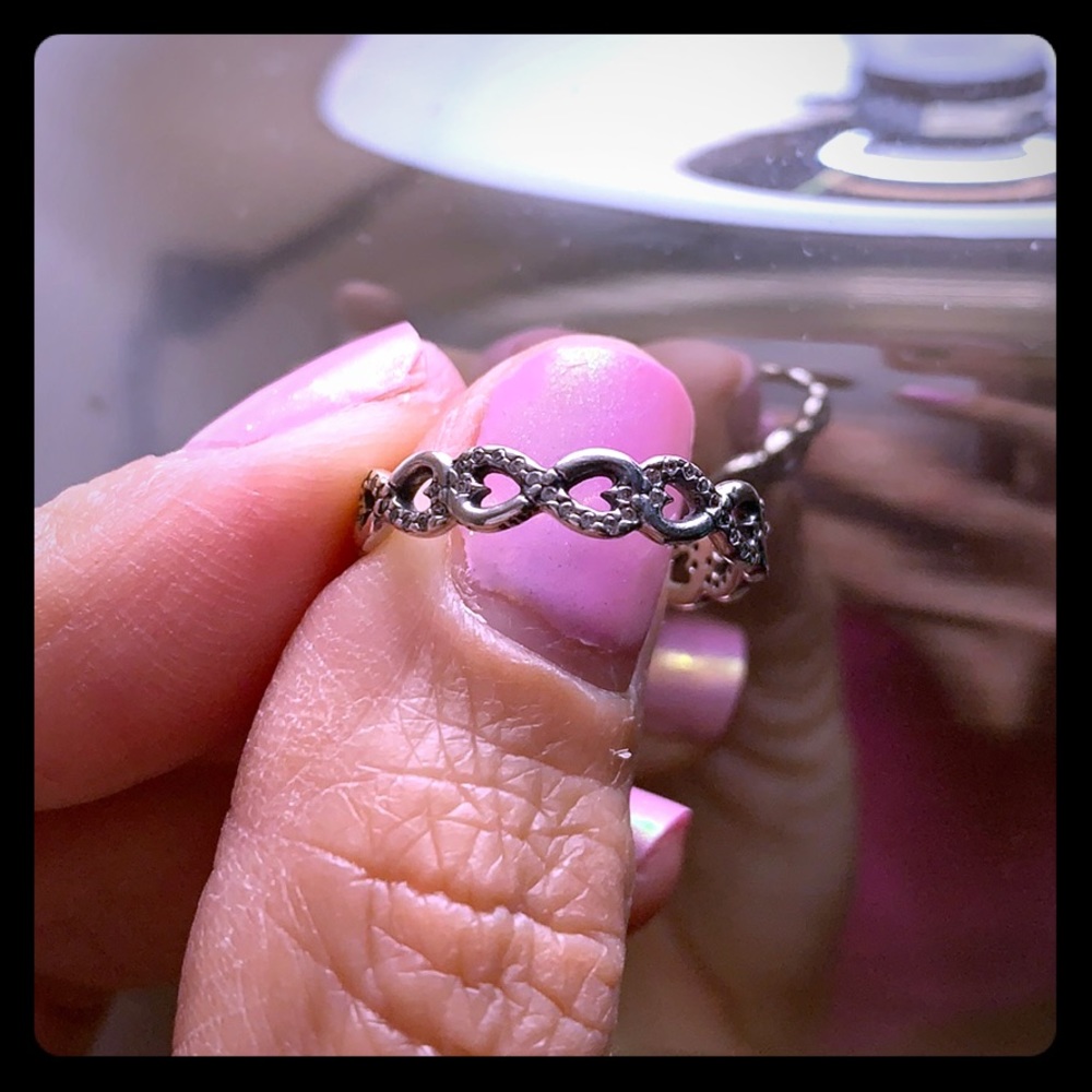 Pandora Infinity Ring ♾ with touch of gold ✨